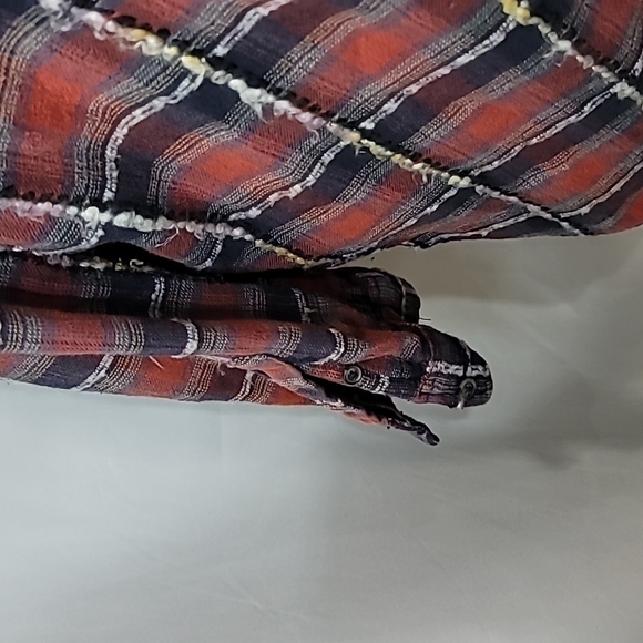 Bdg Urban Outfitters Plaid Yarn Detailed Ribbing Button Down - Picture 7 of 9
